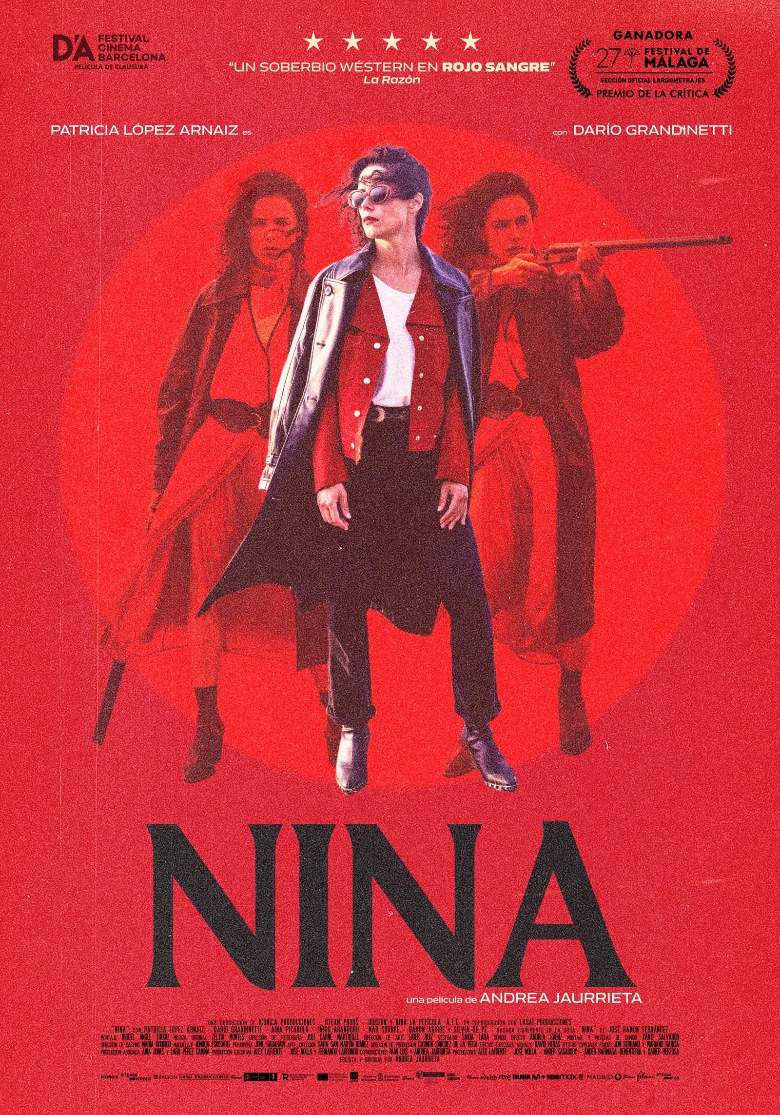 Nina poster — production crewed with CFS Grip equipment